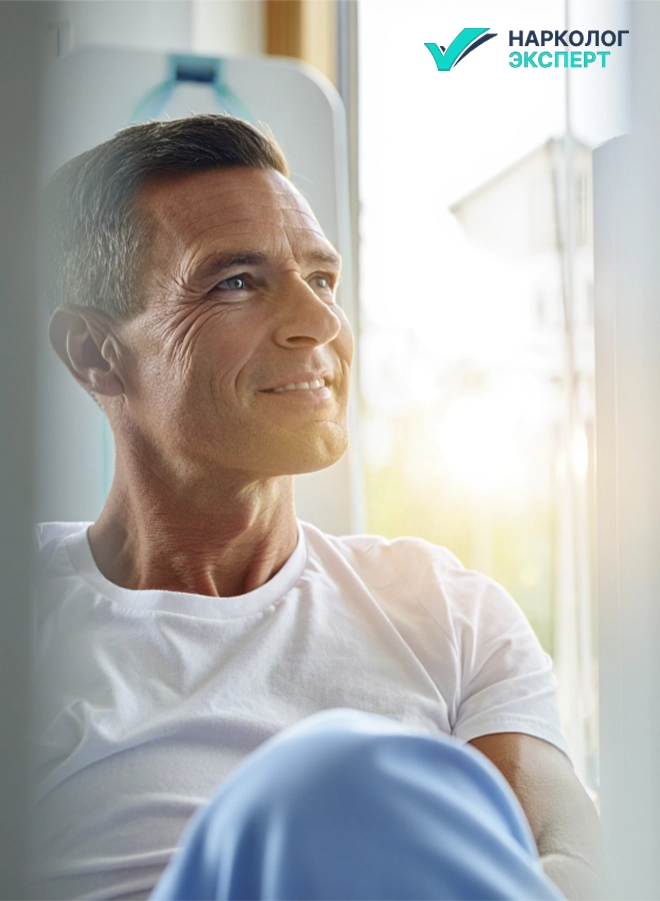 мужчина у окна